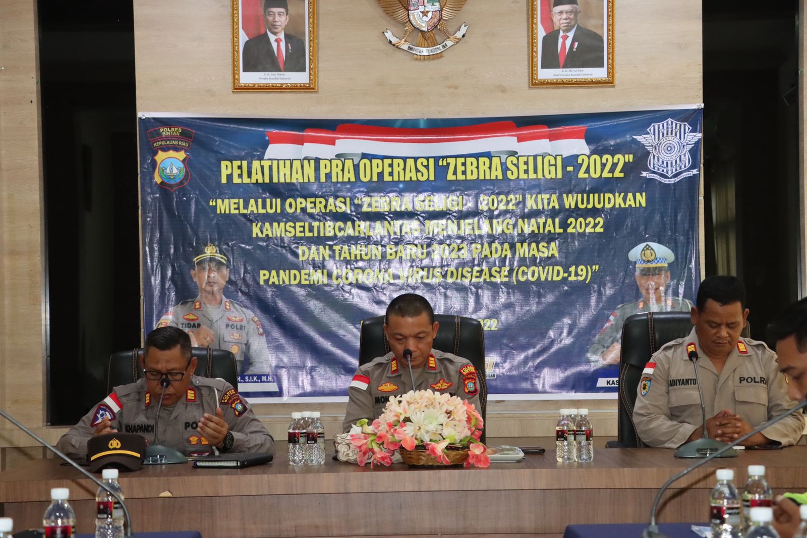 Polres Bintan Laksanakan Pelatihan Pra Operasi Zebra Seligi Tahun 2022